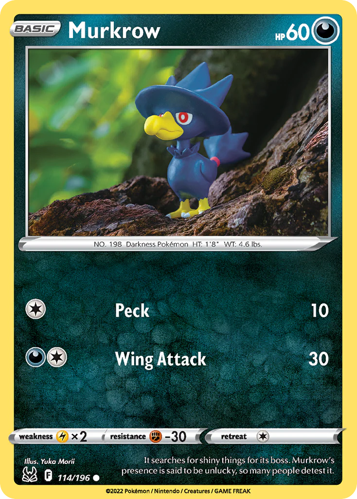 Murkrow (114/196) - Lost Origin (LOR)