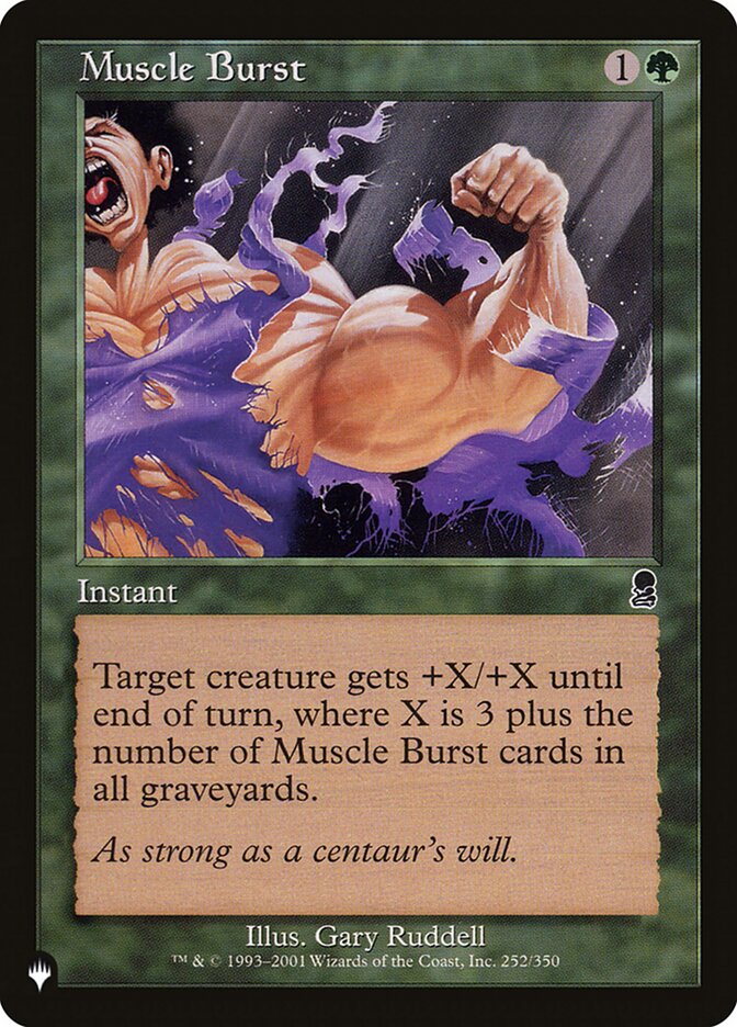 Muscle Burst - The List (PLST)