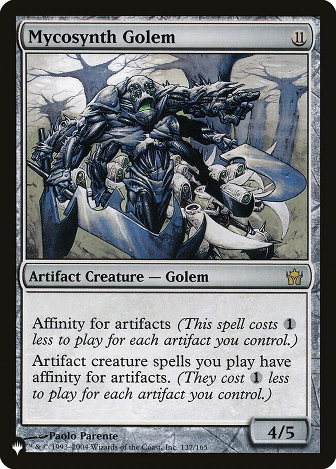 Mycosynth Golem - The List (PLST)