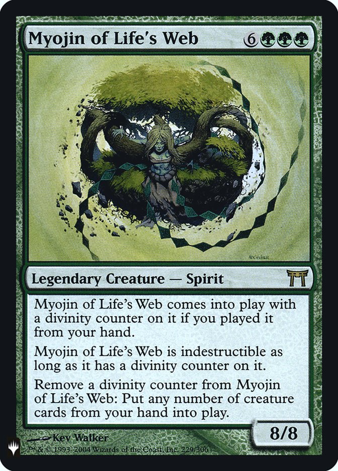Myojin of Life's Web - [Foil] The List (PLST)