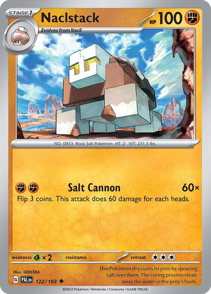 Naclstack (122/193) - [Reverse Holo] Paldea Evolved (PAL)