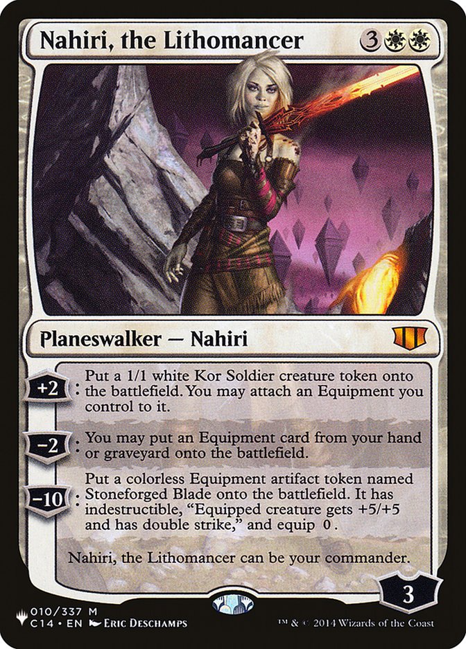 Nahiri, the Lithomancer - The List (PLST)