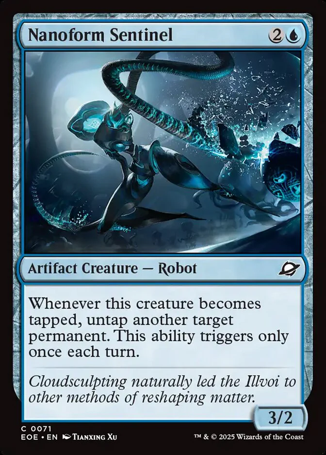 Nanoform Sentinel (71) - [Foil] Edge of Eternities (EOE)