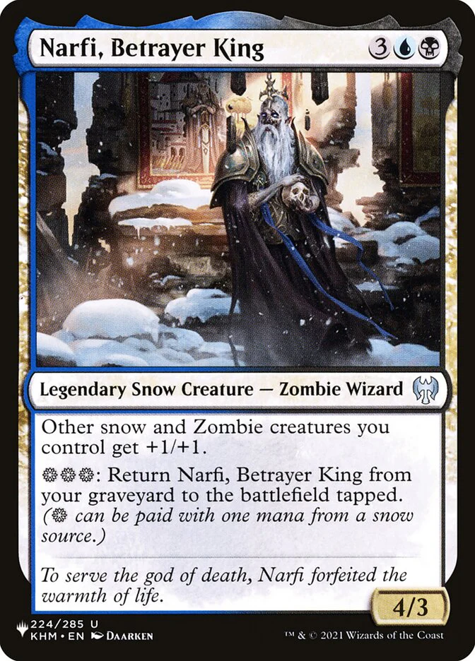 Narfi, Betrayer King - The List (PLST)