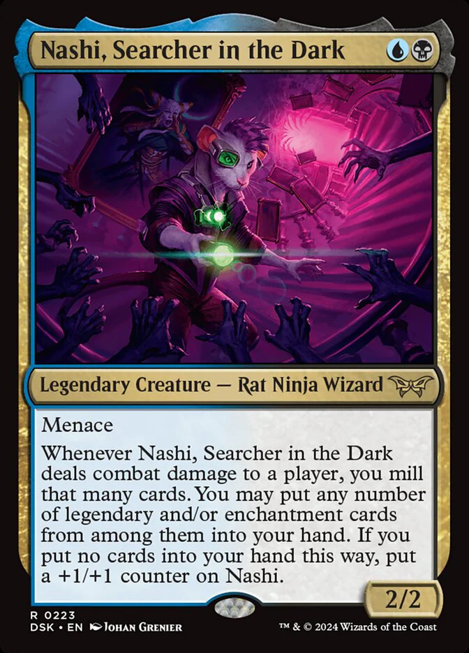 Nashi, Searcher in the Dark - [Foil] Duskmourn: House of Horror (DSK)
