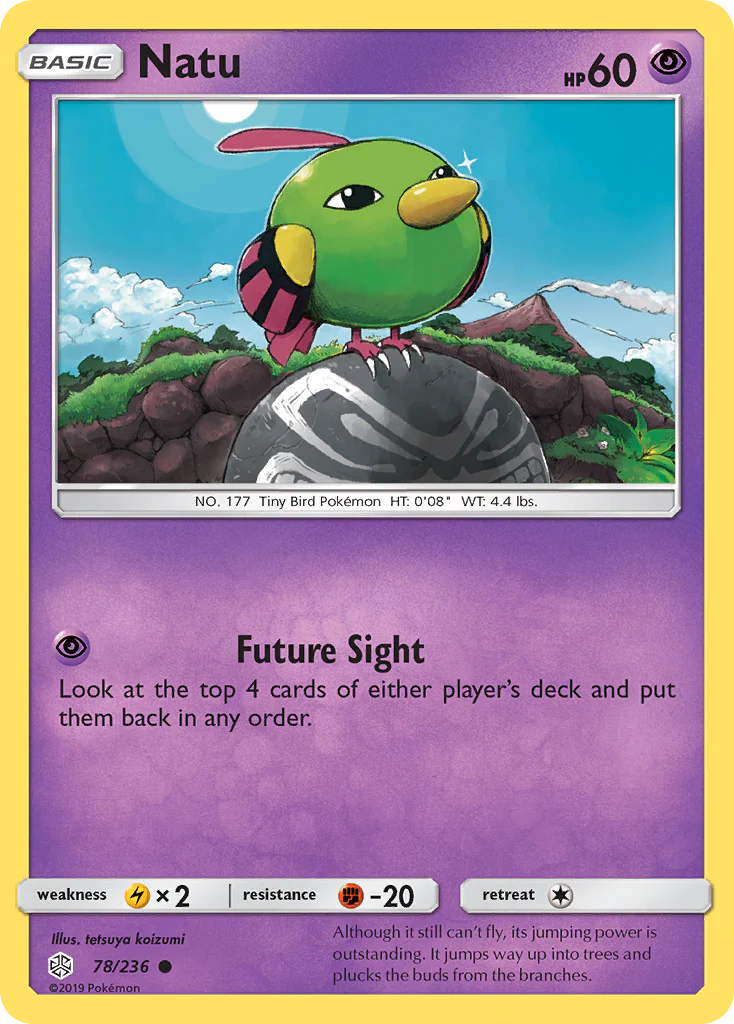 Natu (78/236) - [Reverse Holo] Cosmic Eclipse (CEC)