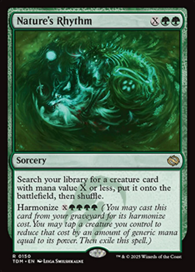 Nature's Rhythm (150) - [Foil] Tarkir: Dragonstorm (TDM)