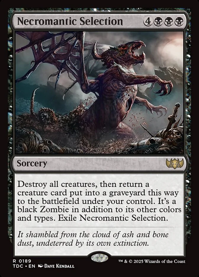 Necromantic Selection - Tarkir: Dragonstorm Commander (TDC)