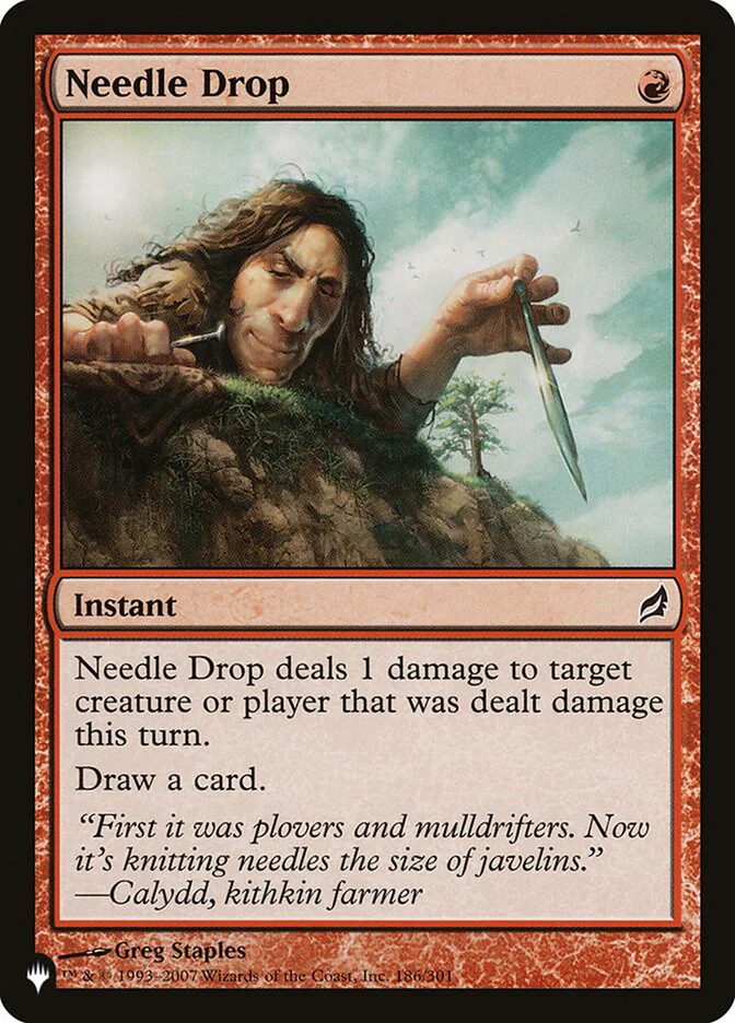 Needle Drop - The List (PLST)