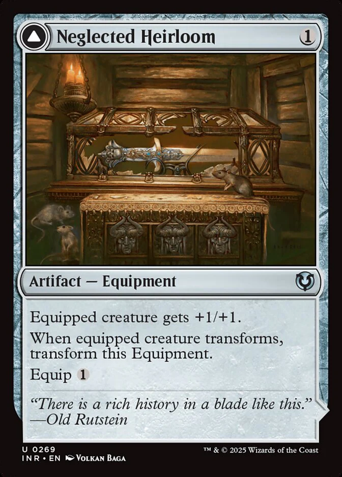 Neglected Heirloom // Ashmouth Blade - [Foil] Innistrad Remastered (INR)