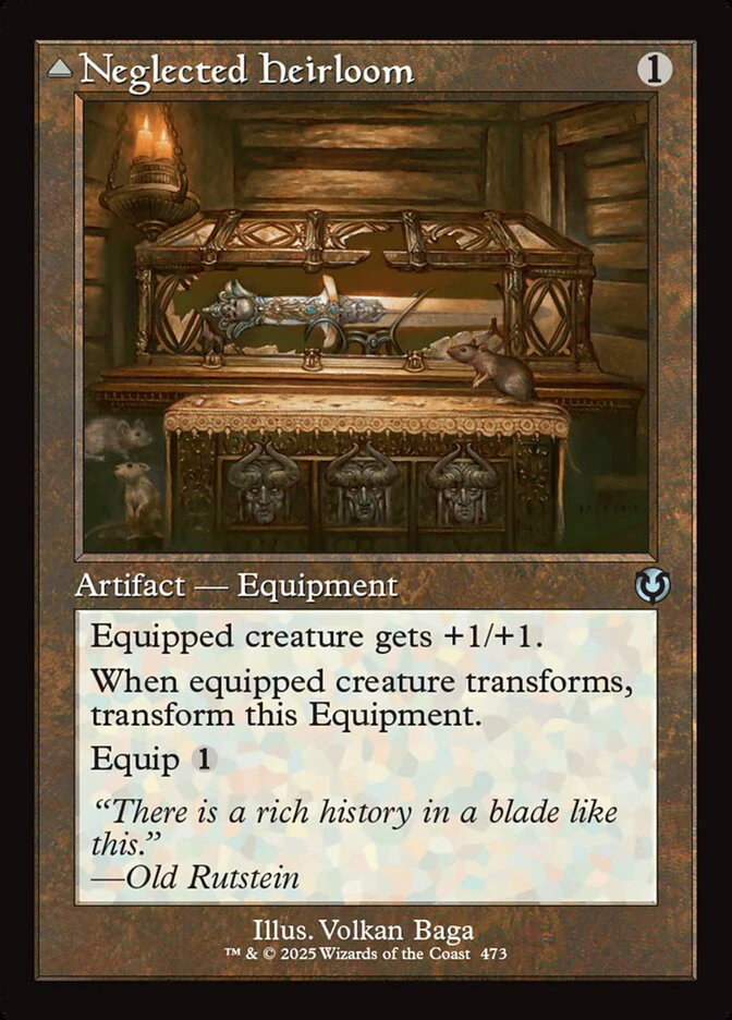 Neglected Heirloom // Ashmouth Blade - [Foil, Retro Frame] Innistrad Remastered (INR)