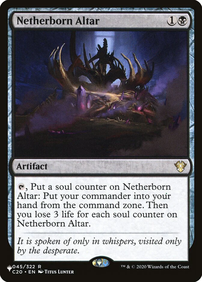 Netherborn Altar - The List (PLST)