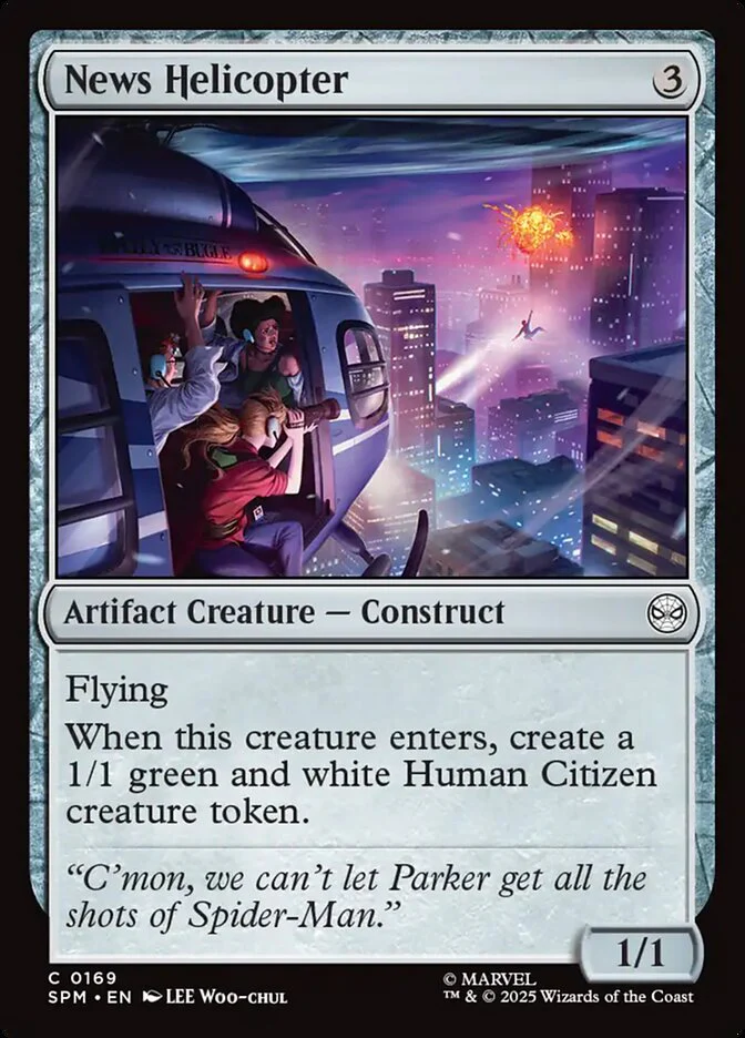 News Helicopter (169) - [Foil] Marvel's Spider-Man (SPM)