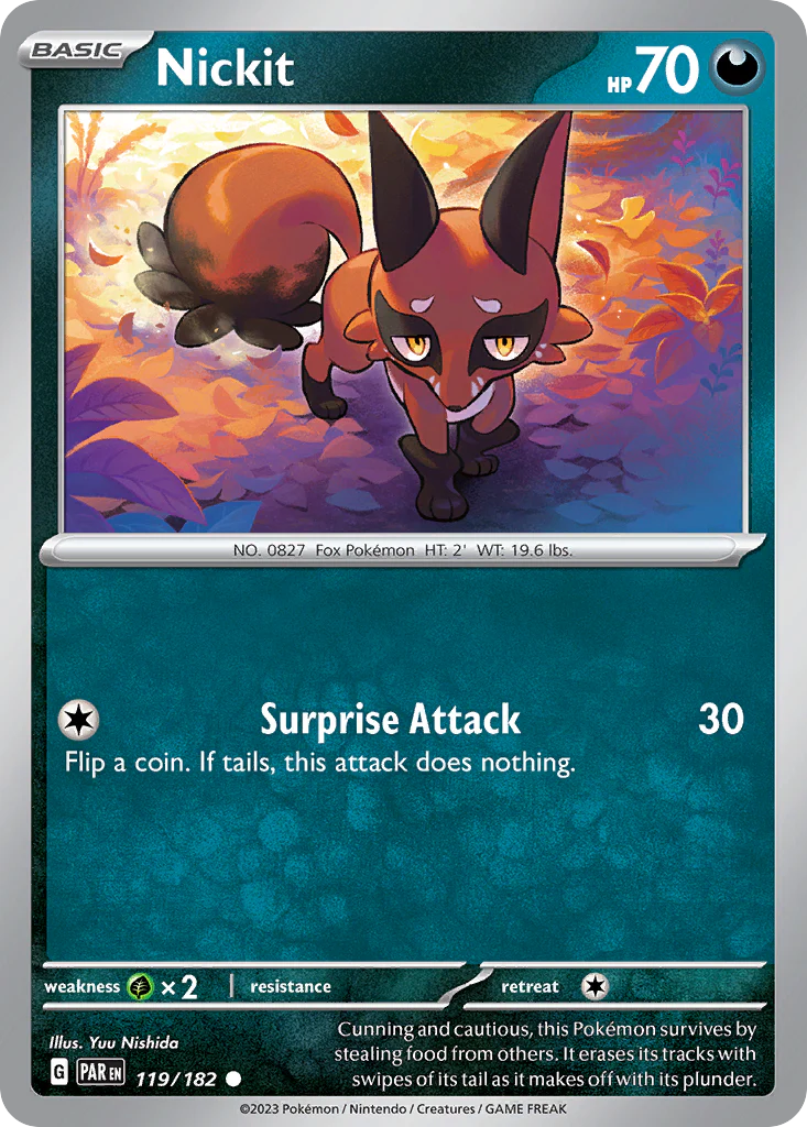 Nickit (119/182) - [Reverse Holo] Paradox Rift (PAR)