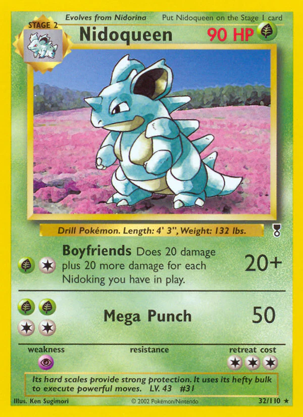 Nidoqueen (32/110) - [Reverse Holo] Legendary Collection (LC)