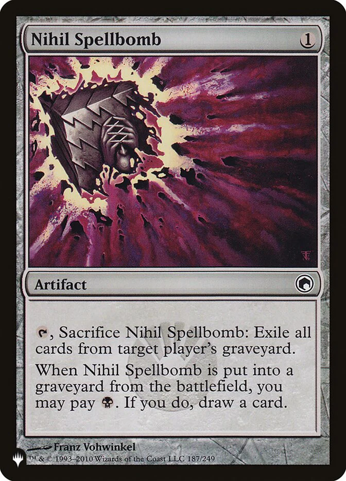 Nihil Spellbomb - The List (PLST)