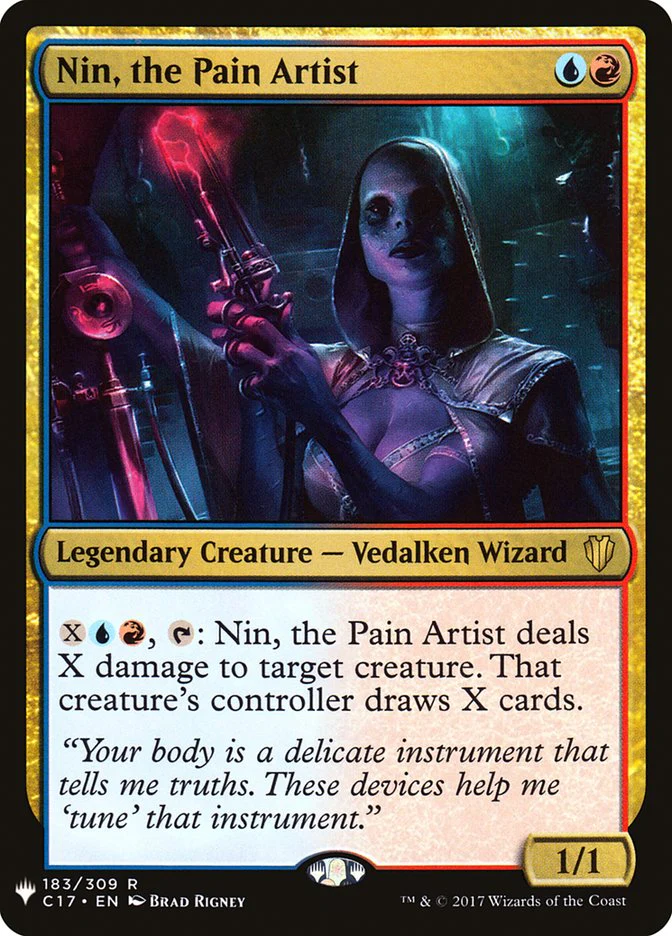 Nin, the Pain Artist - The List (PLST)
