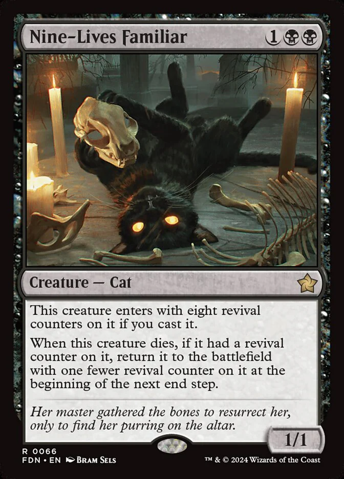 Nine-Lives Familiar - [Foil] Foundations (FDN)