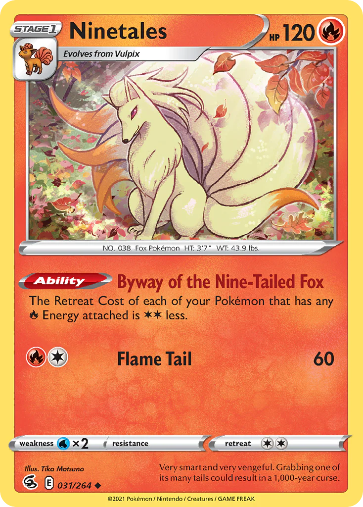 Ninetales (31/264) - Fusion Strike (FST)