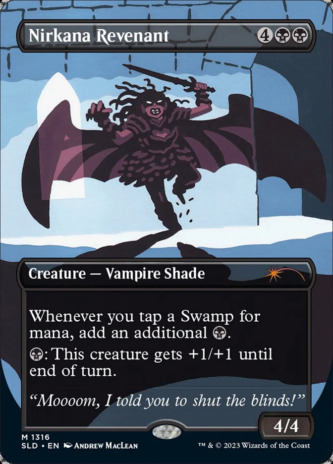 Nirkana Revenant (1316) - [Foil, Borderless] Secret Lair Drop (SLD)