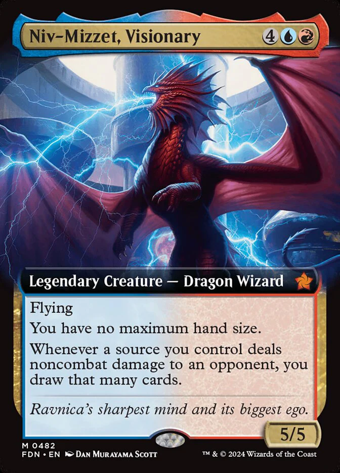 Niv-Mizzet, Visionary - [Extended Art] Foundations (FDN)