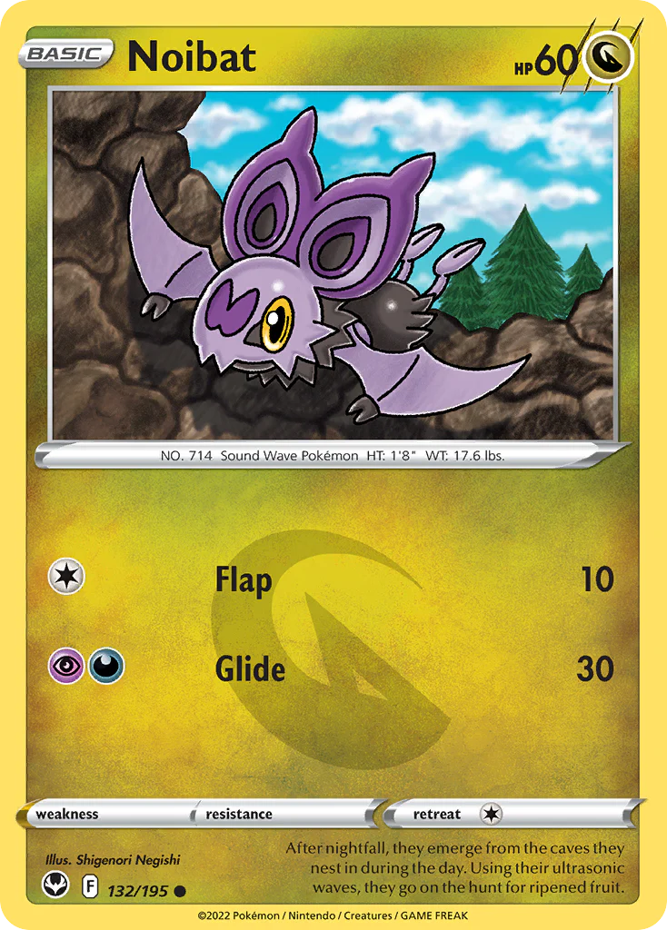 Noibat (132/195) - [Reverse Holo] Silver Tempest (SIT)