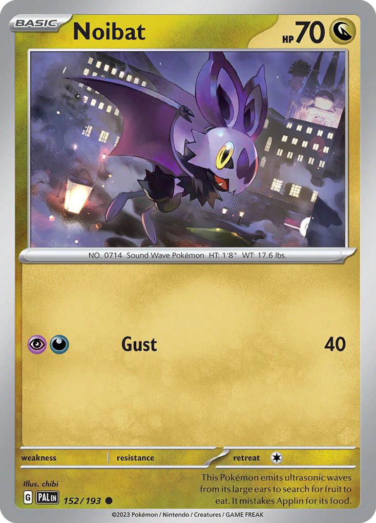 Noibat (152/193) - [Reverse Holo] Paldea Evolved (PAL)