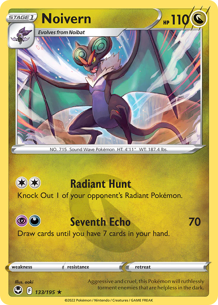 Noivern (133/195) - [Reverse Holo] Silver Tempest (SIT)