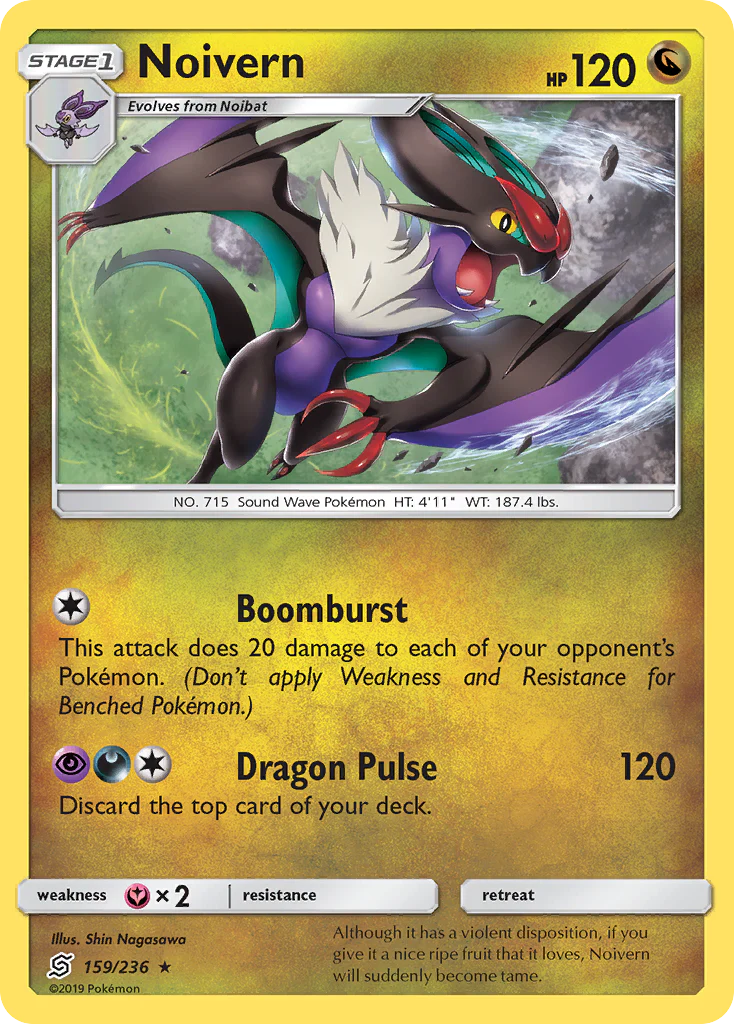 Noivern (159/236) - [Reverse Holo] Unified Minds (UNM)