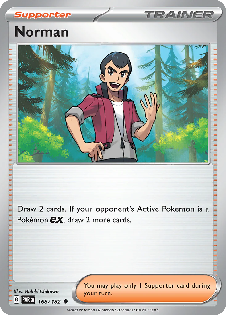 Norman (168/182) - [Reverse Holo] Paradox Rift (PAR)