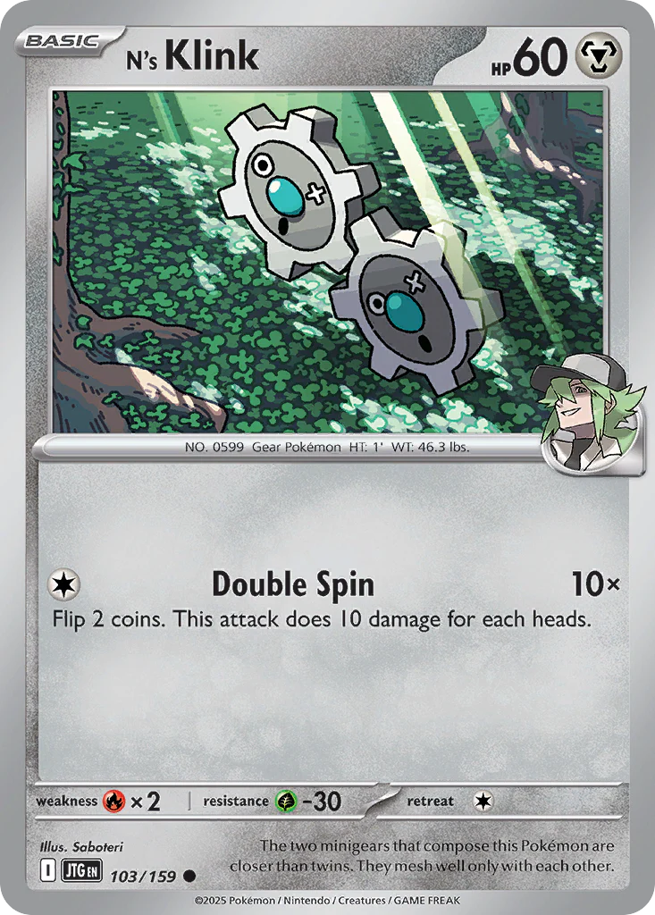 N's Klink (103/159) - [Reverse Holo] Journey Together (JTG)