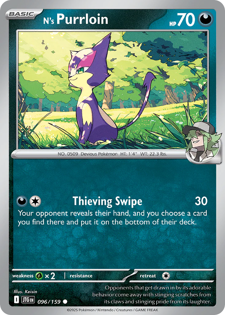 N's Purrloin (96/159) - [Reverse Holo] Journey Together (JTG)
