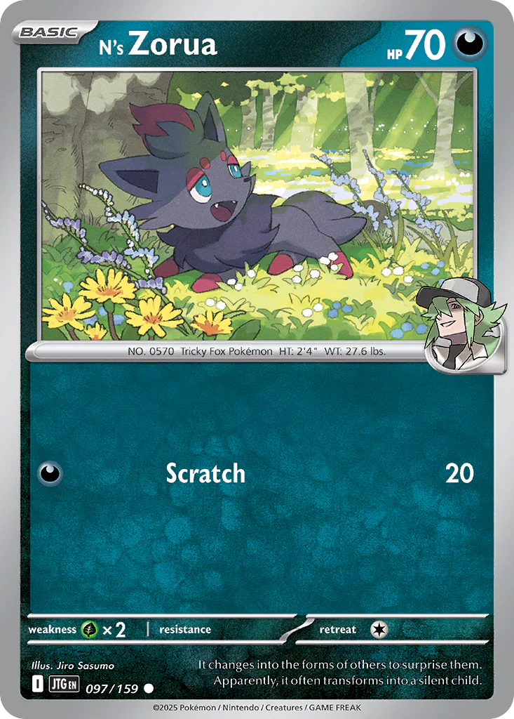 N's Zorua (97/159) - [Reverse Holo] Journey Together (JTG)
