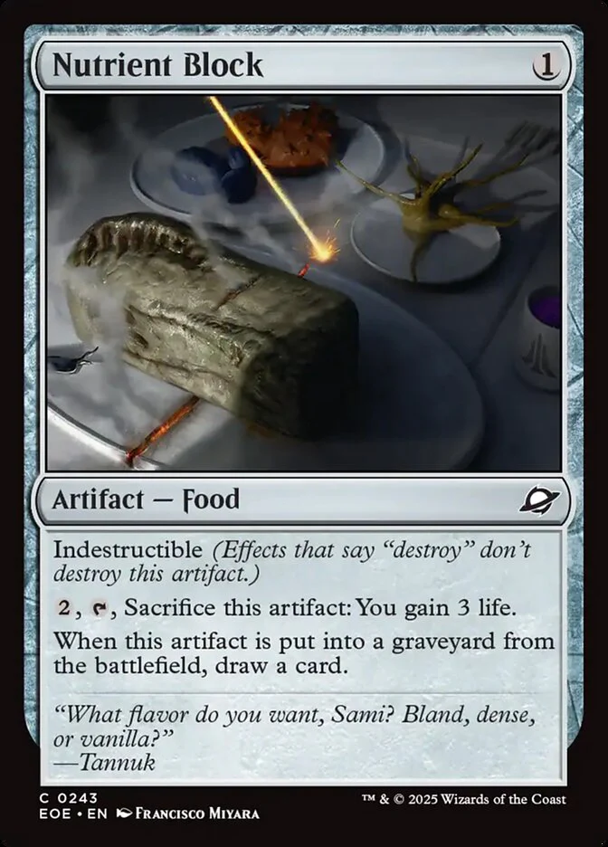 Nutrient Block (243) - [Foil] Edge of Eternities (EOE)
