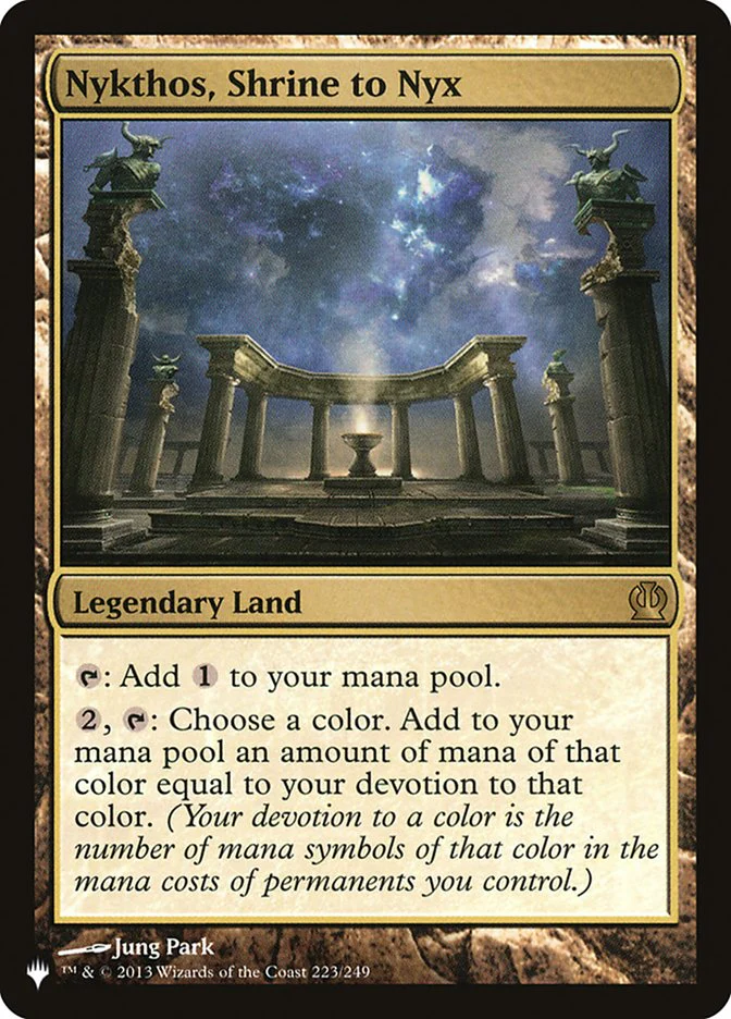 Nykthos, Shrine to Nyx - The List (PLST)