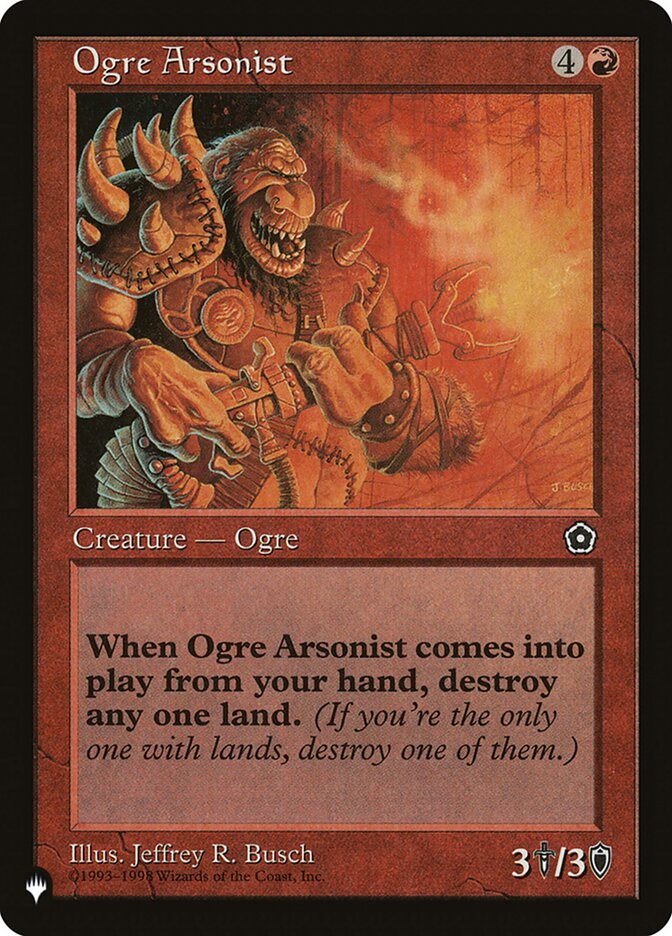 Ogre Arsonist - The List (PLST)