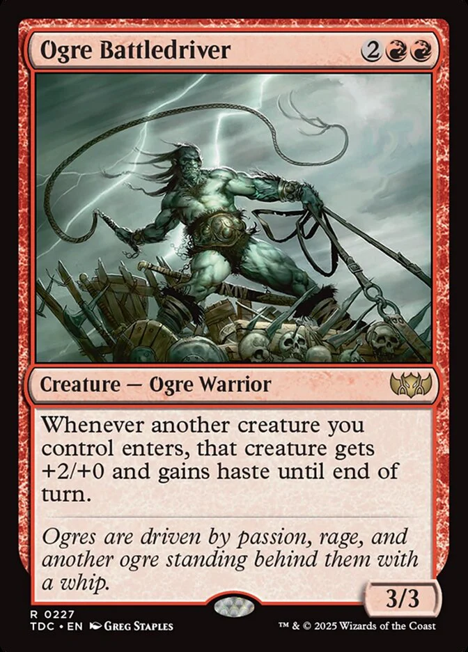 Ogre Battledriver - Tarkir: Dragonstorm Commander (TDC)