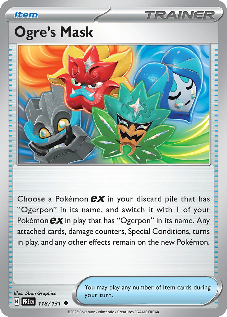 Ogre's Mask (118/131) - [Reverse Holo] Prismatic Evolutions (PRE)