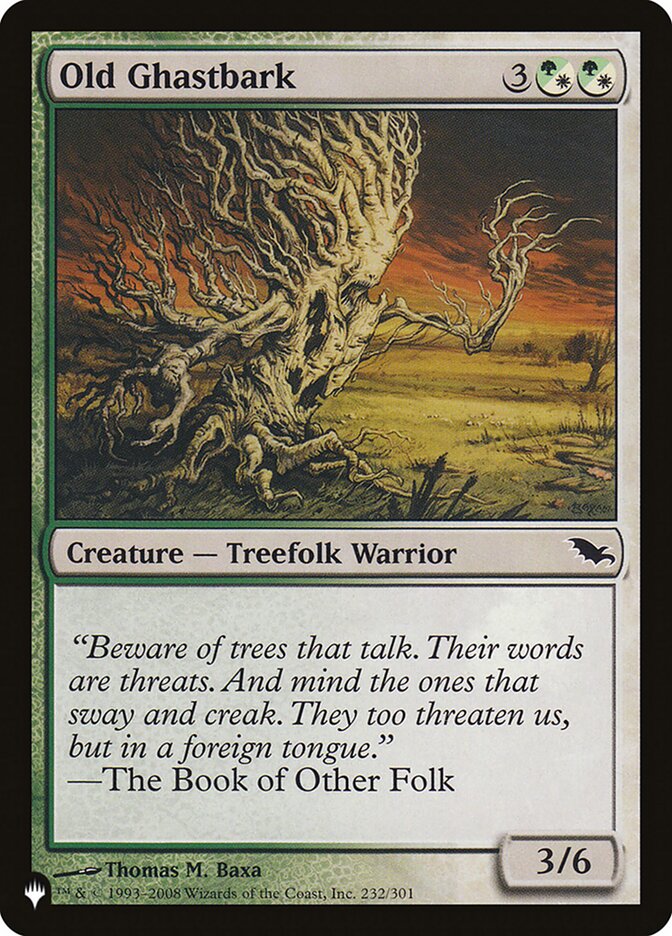 Old Ghastbark - The List (PLST)