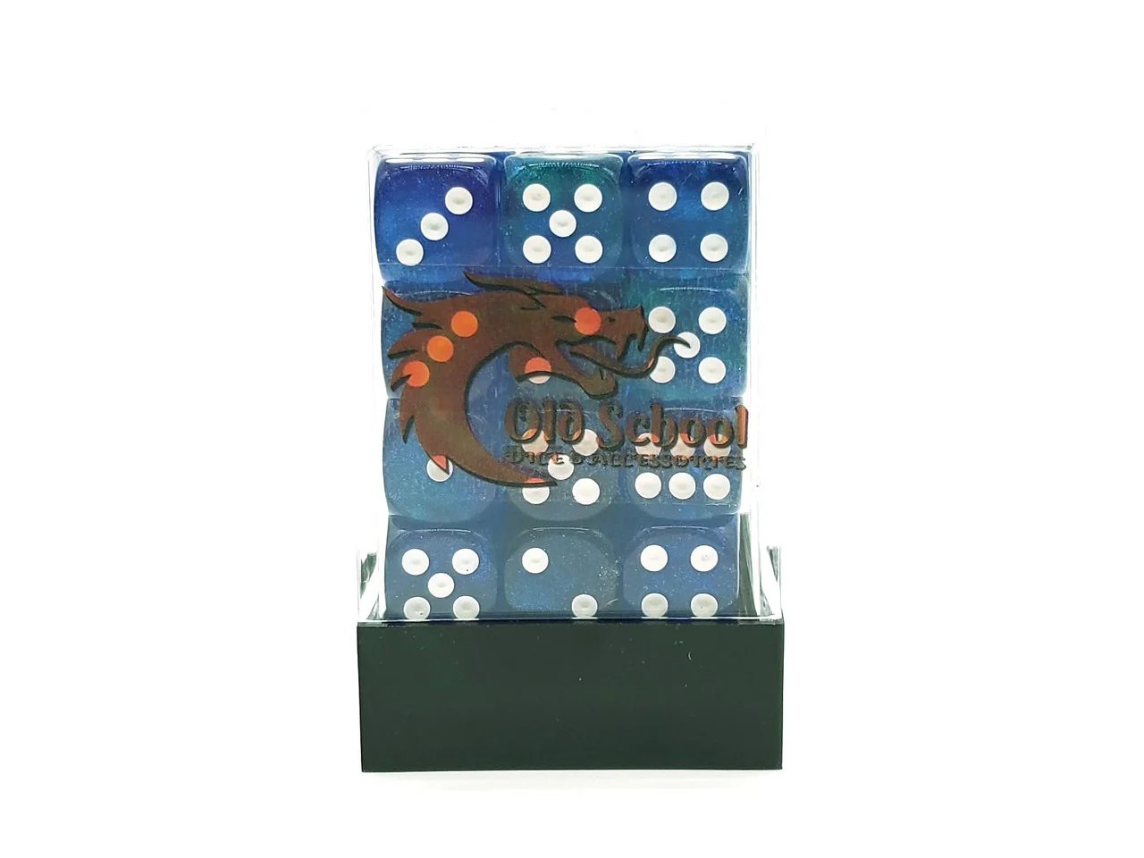 Old School 36ct 12mm D6 Dice Set: Galaxy - Blue Void - Image 2