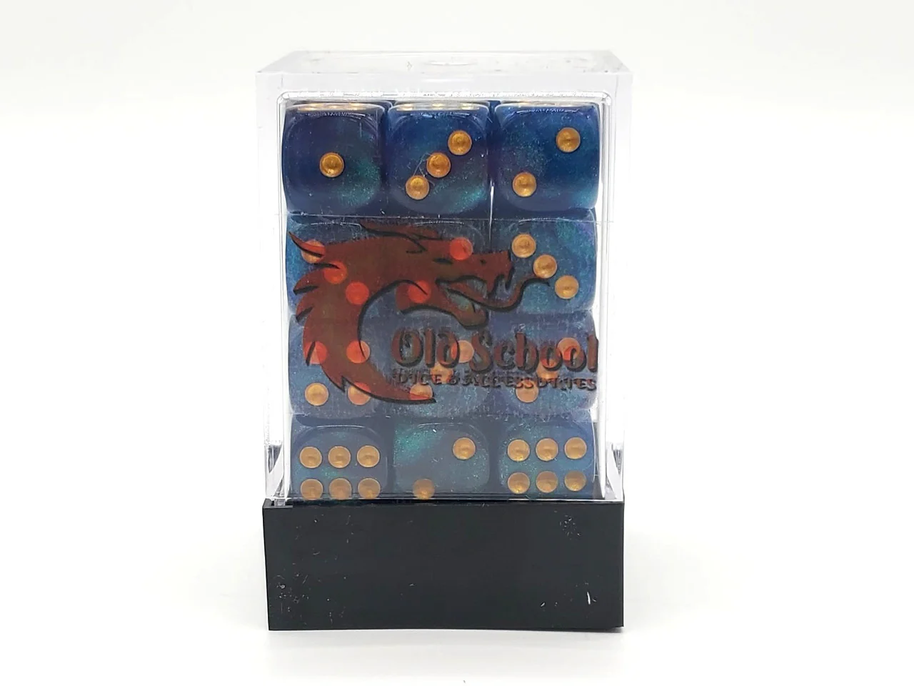 Old School 36ct 12mm D6 Dice Set: Galaxy - Dark Matter - Image 2