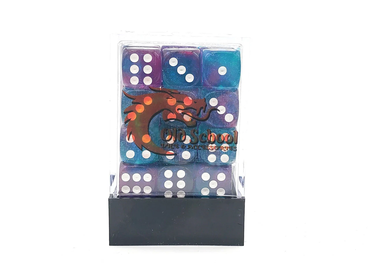 Old School 36ct 12mm D6 Dice Set: Galaxy - Northern Lights - Image 2