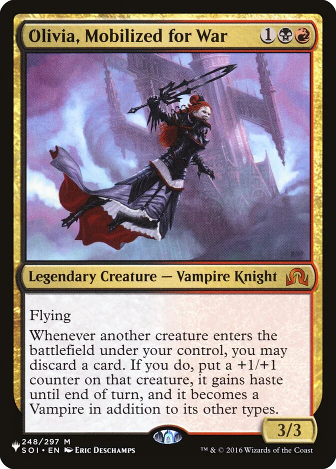 Olivia, Mobilized for War - The List (PLST)