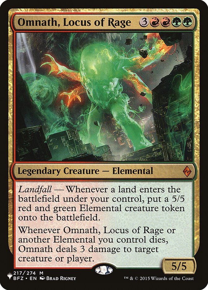 Omnath, Locus of Rage - The List (PLST)