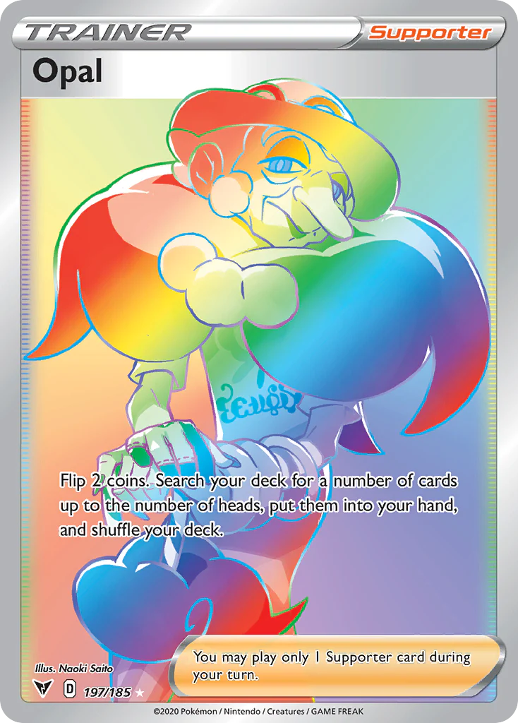 Opal (197/185) - [Rainbow Holo] Vivid Voltage (VIV)
