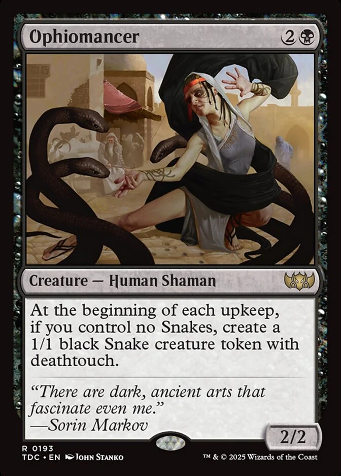 Ophiomancer - Tarkir: Dragonstorm Commander (TDC)