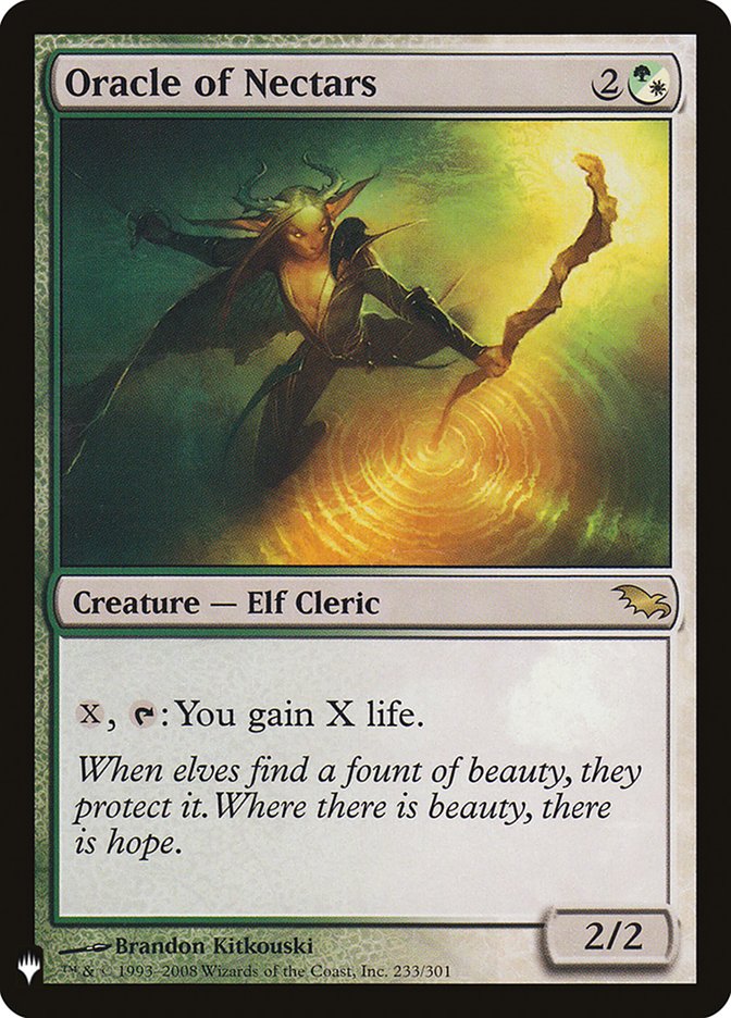Oracle of Nectars - The List (PLST)