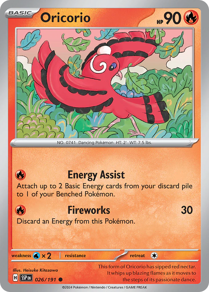 Oricorio (26/191) - Surging Sparks (SSP)