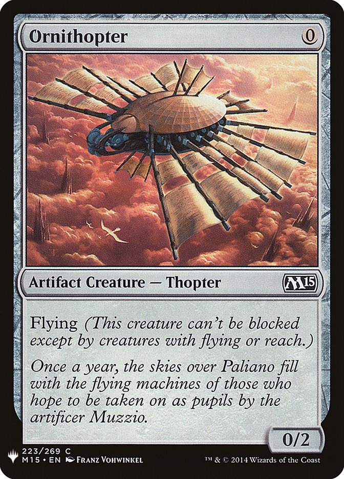 Ornithopter - The List (PLST)