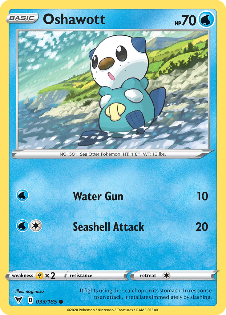 Oshawott (33/185) - Vivid Voltage (VIV)
